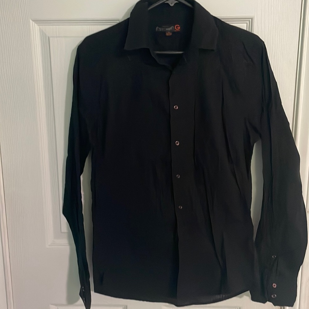 Mens Guess long sleeve dress shirt size M preowned